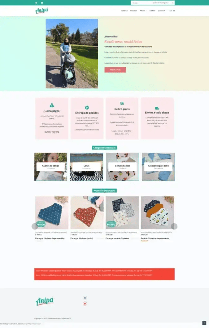 sitios web,diseño web,diseño web uruguay,diseño web montevideo,tienda online,sitio web soñado