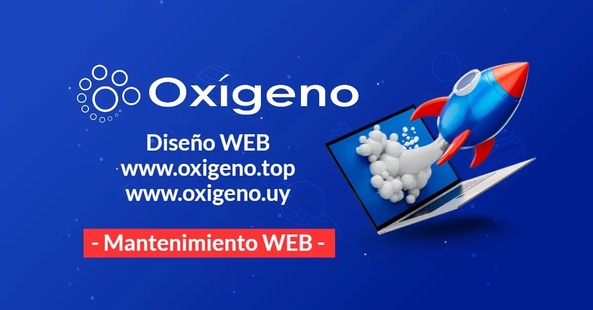 mantenimiento web, oxígeno web
