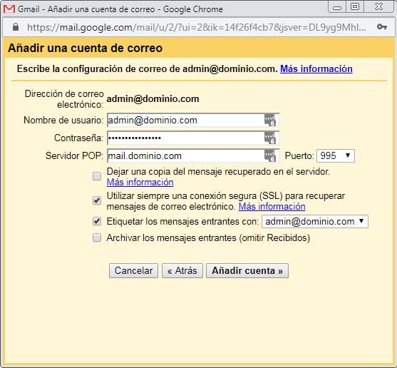 correo,correo personalizado,gmail